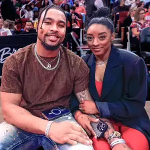 Simone Biles Says Christmas Looks Different Thanks to Jonathan Owens Thursday Football Game