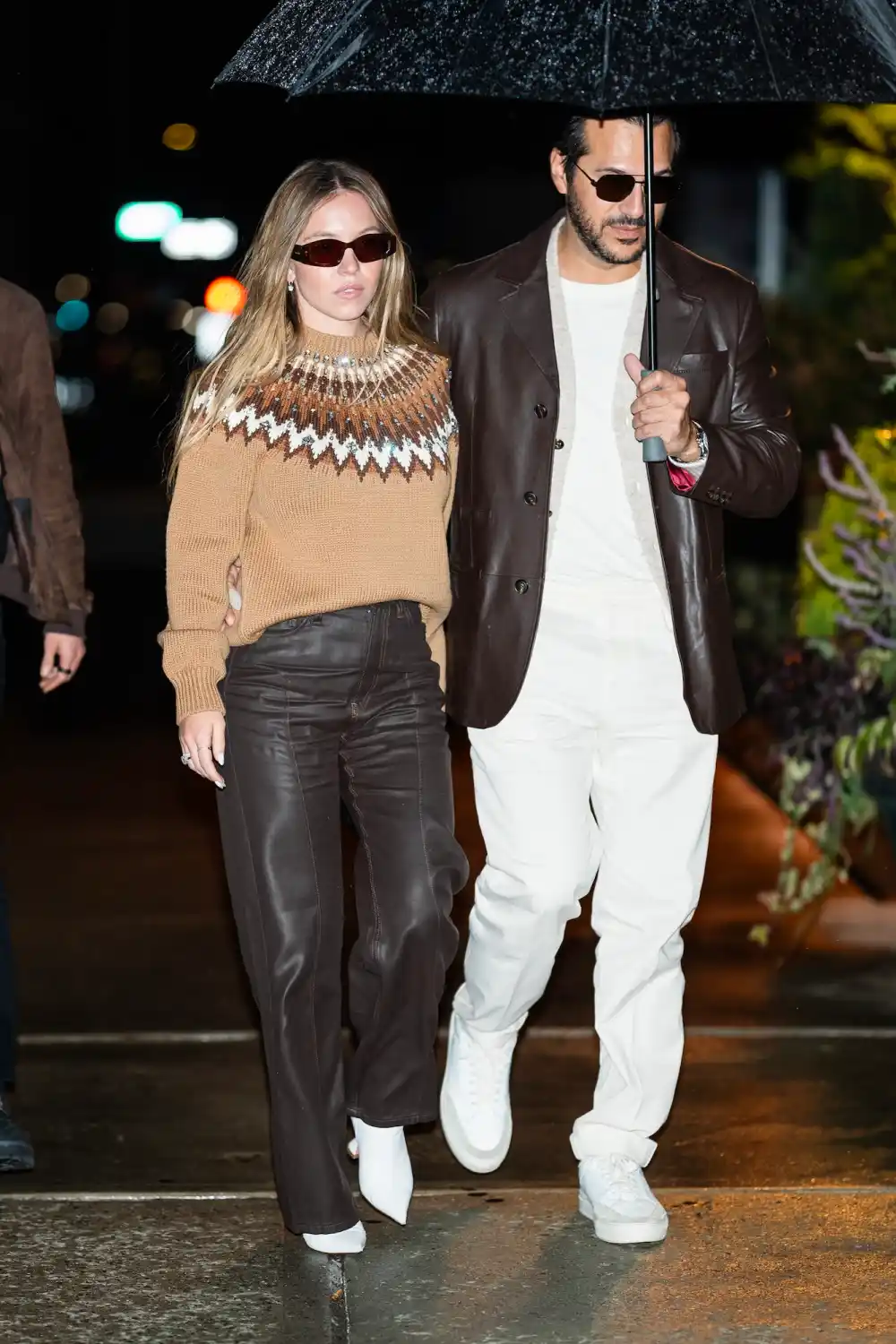 Sydney Sweeny and Jonathan Davino Do His and Hers Leather