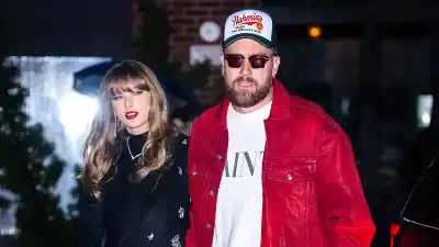 Taylor Swift Brings Her Red Lip Classic to New York Date Night With Travis Kelce