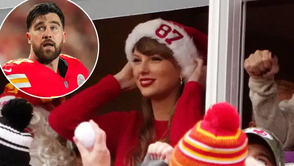 Taylor Swift Celebrates Christmas at Travis Kelce s Chiefs vs Steelers Game in Pittsburgh 046