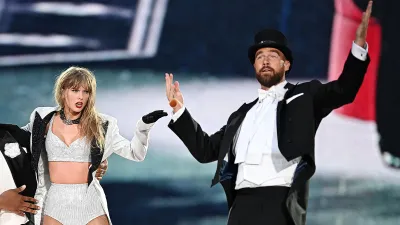 Taylor Swift Likes Chiefs Video Announcing Travis Kelce as Their Man of the Year Nominee 043