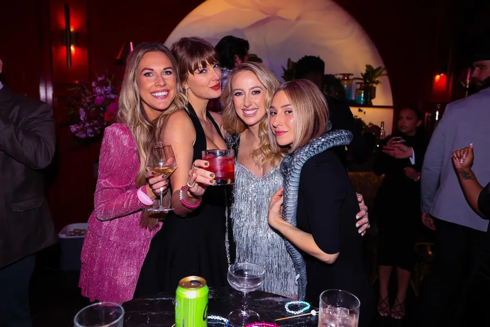 Taylor Swift Parties With Brittany Mahomes Ashley Avignone at Eras Themed Party 416
