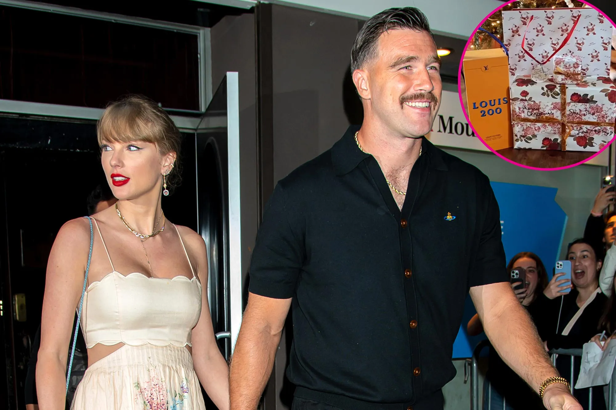 Taylor Swift and Travis Kelce Send Christmas Gifts to Teammate Chris Jones and Partner Sheawna Kiarav 741