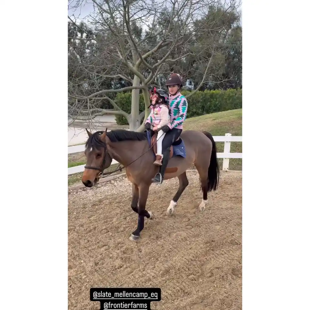 Teddi Mellencamp Shares Horseback Riding Photos After Trainer Affair Claims