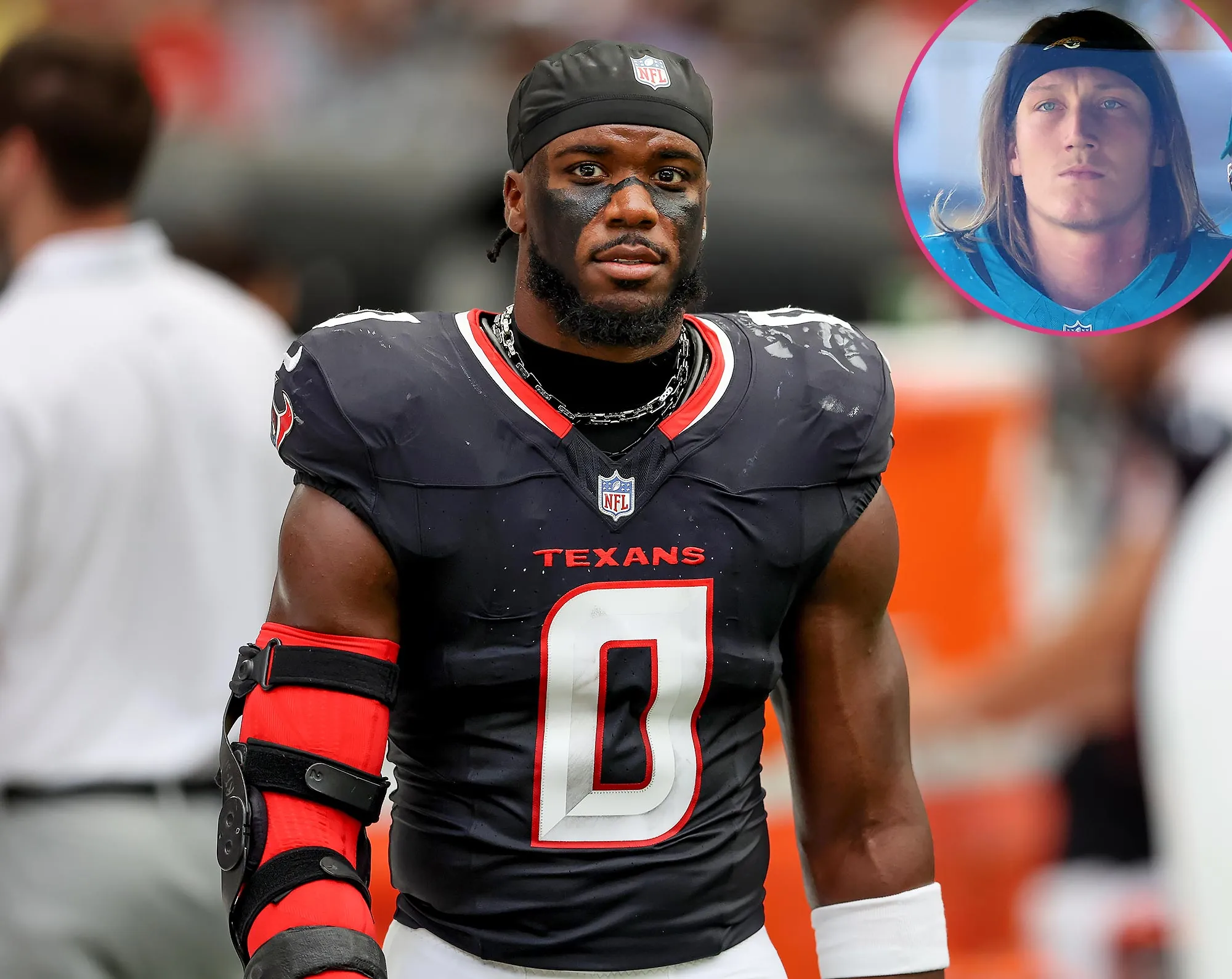 Texans Azeez Al Shaair Breaks Silence After Trevor Lawrence Hit Calls Out Racist Backlash
