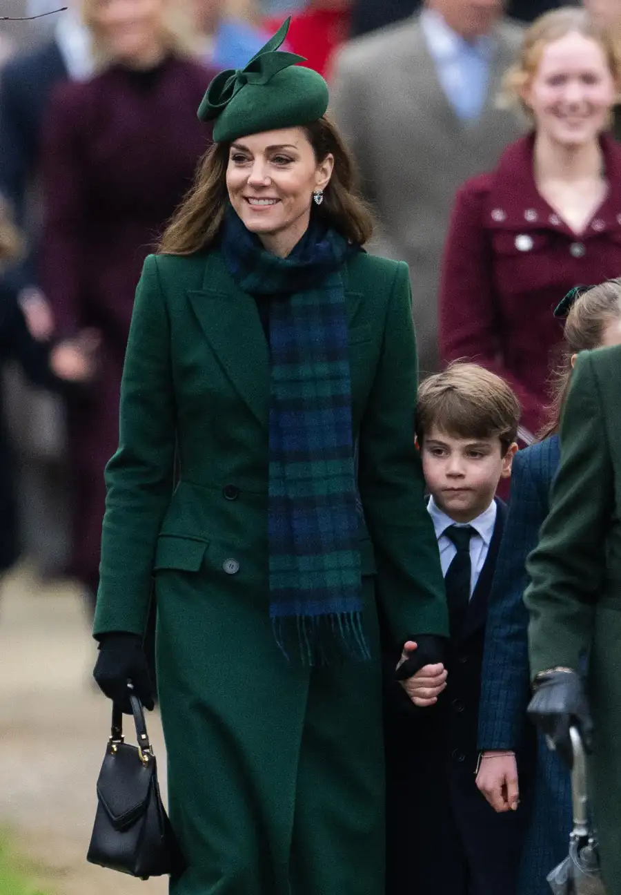 The Royal Family Attends 2024 Sandringham Christmas Day Church Service After Difficult Year 676 Catherine, Princess of Wales and Prince Louis
