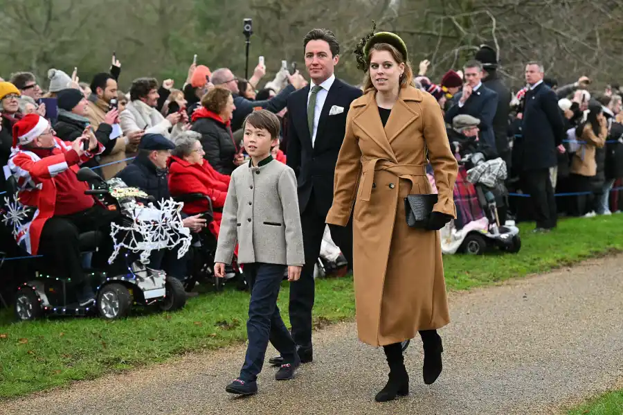 The Royal Family Attends 2024 Sandringham Christmas Day Church Service After Difficult Year 678 Princess Beatrice of York and her husband Edoardo Mapelli Mozzi
