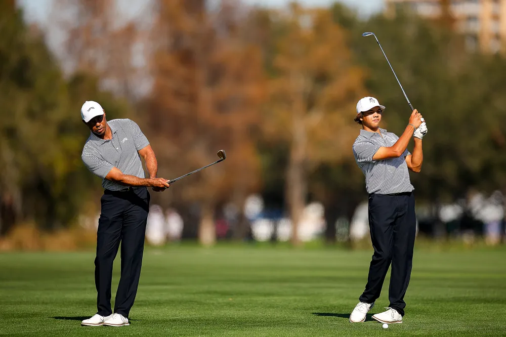 Tiger Woods' Kids Join Him at PNC Championship