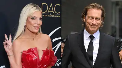 Tori Spelling Recalls Full On Kiss With John Corbett Before He Was Sex and the Citys Aiden