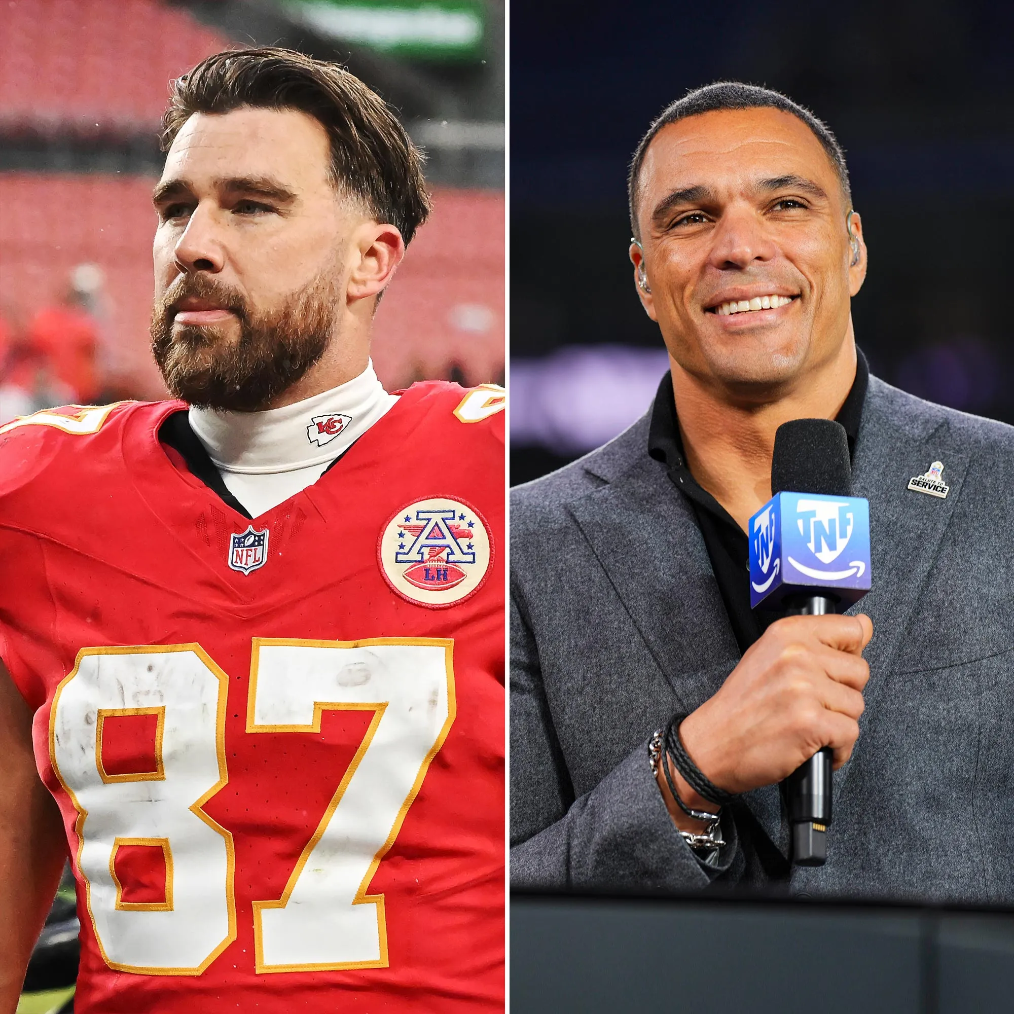 Travis Kelce Breaks Chiefs Receiving Touchdown Record Dunks Football in Homage to Tony Gonzalez 742
