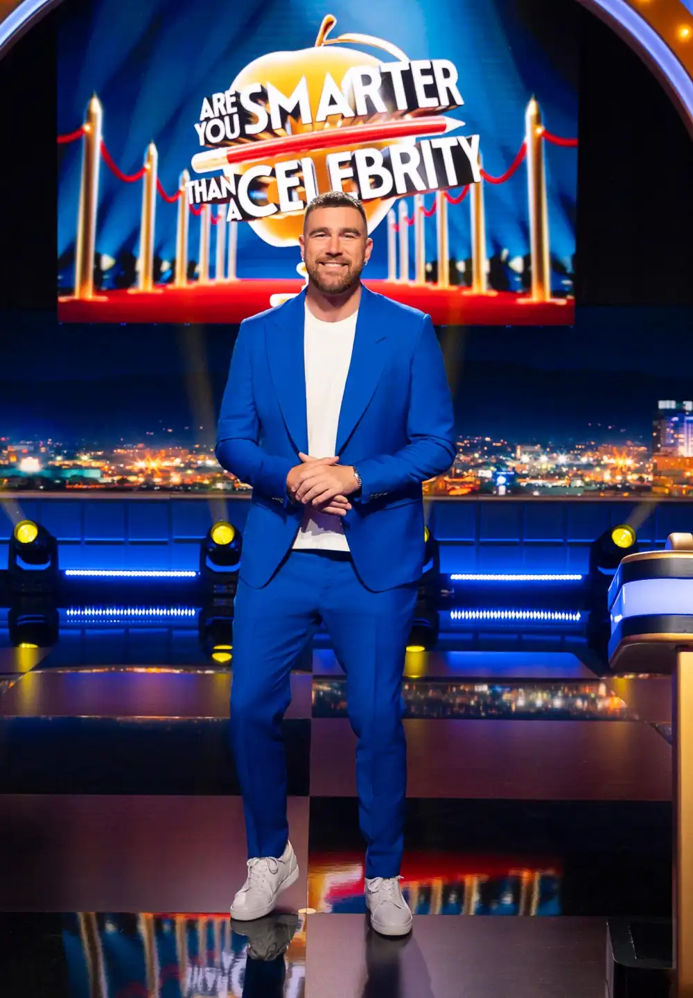 Woman Who Popped Out the Womb a Chiefs Fan Dances With Travis Kelce on Are You Smarter Game Show 083