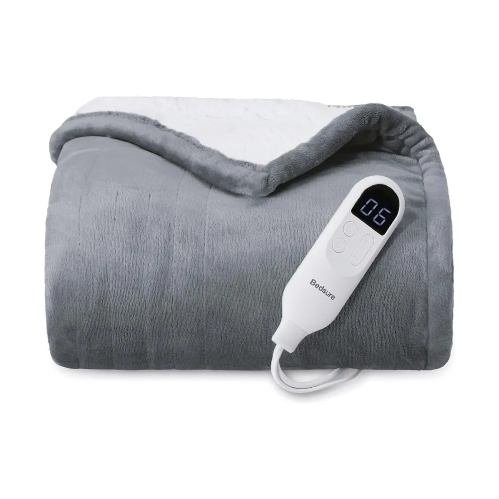 Bedsure Heated Blanket Electric Throw Amazon