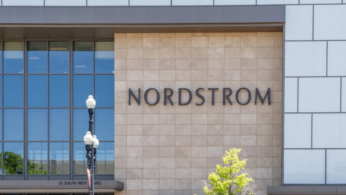 Salt Lake City, Utah, USA - May 15, 2023: A Nordstrom store in downtown Salt Lake City, Utah, USA.