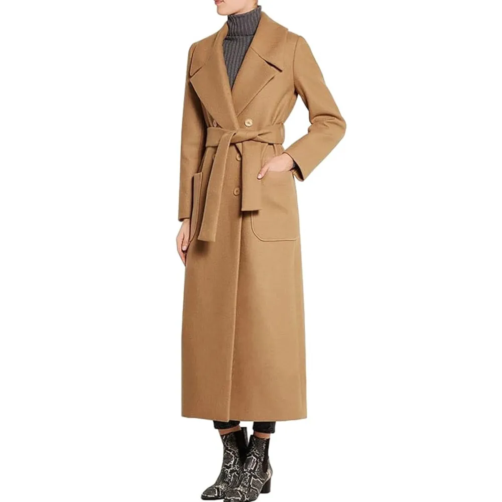 Chartou Double Breasted Wool Blend Coat Amazon
