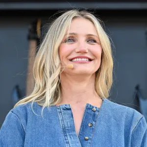 Cameron Diaz attends the Culinary Stage on Day 1 of BottleRock Napa Valley at Napa Valley Expo on May 24, 2024 in Napa, California.