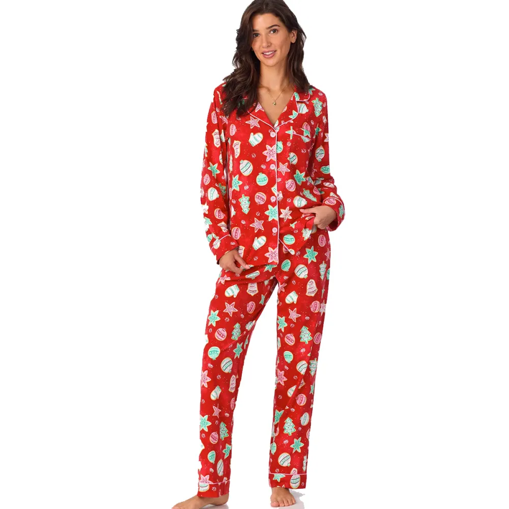 Sugar Cookies Long Sleeve Classic Stretch Jersey PJ Set
