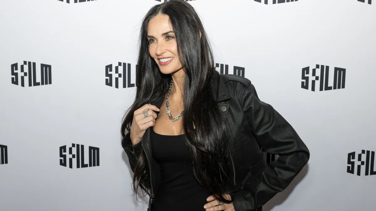 SAN FRANCISCO, CALIFORNIA - DECEMBER 09: Demi Moore, Honoree of Maria Manetti Shrem Award for Acting arrives at the 2024 SFFILM Awards Night at Fort Mason Center for Arts & Culture on December 09, 2024 in San Francisco, California. (Photo by Steve Jennings/Getty Images)
