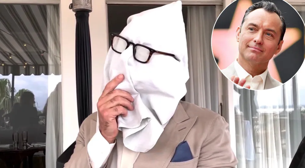 Jude Law Brings Back Mr Napkinhead When Nancy Meyers Asks Him About The Holiday Sequel