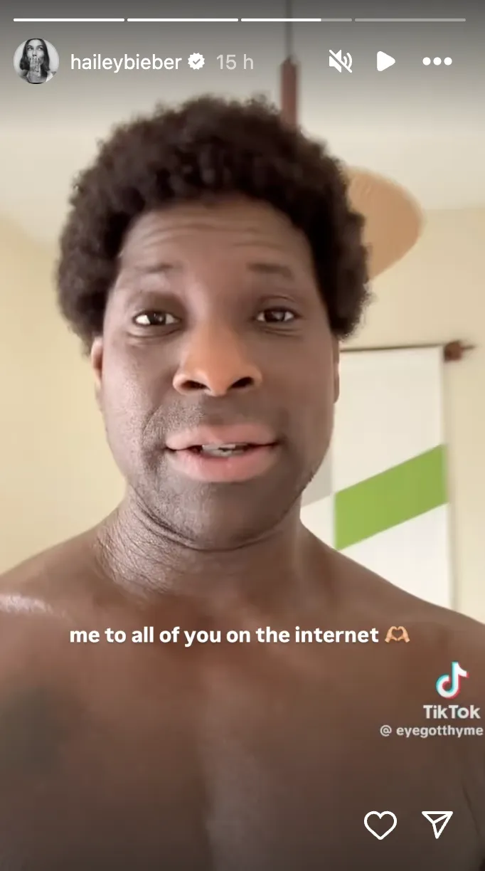 Hailey Bieber comparte una publicaci&oacute;n cr&iacute;ptica en Instagram en medio de rumores de problemas matrimoniales