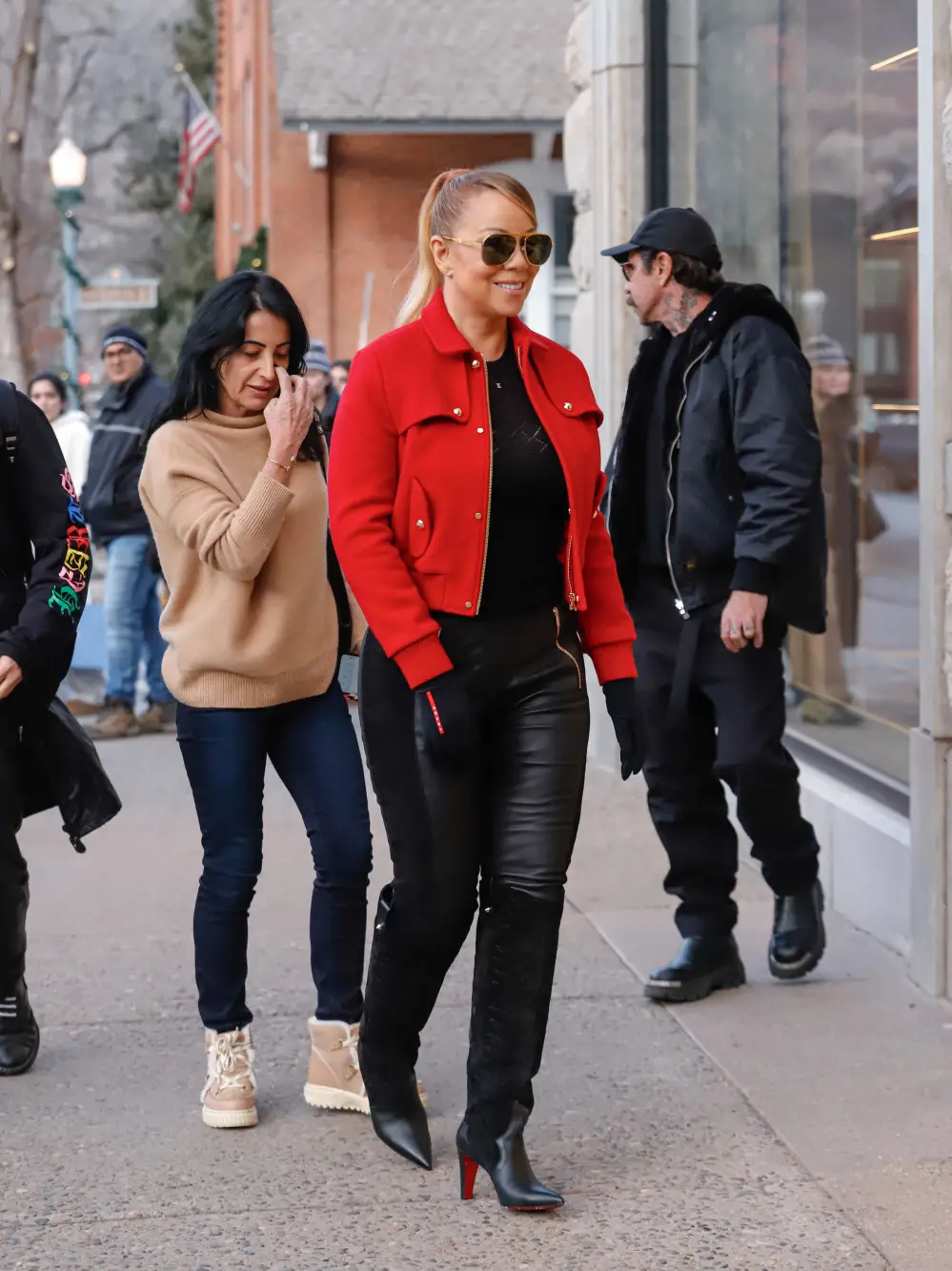 ASPEN, CO - DECEMBER 24: Mariah Carey is seen on December 24, 2024 in Aspen, Colorado. (Photo by BG041/Bauer-Griffin/GC Images)