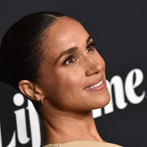 Meghan Markle arrives for Variety's Power of Women event at Mother Wolf in Los Angeles, California, on November 16, 2023.