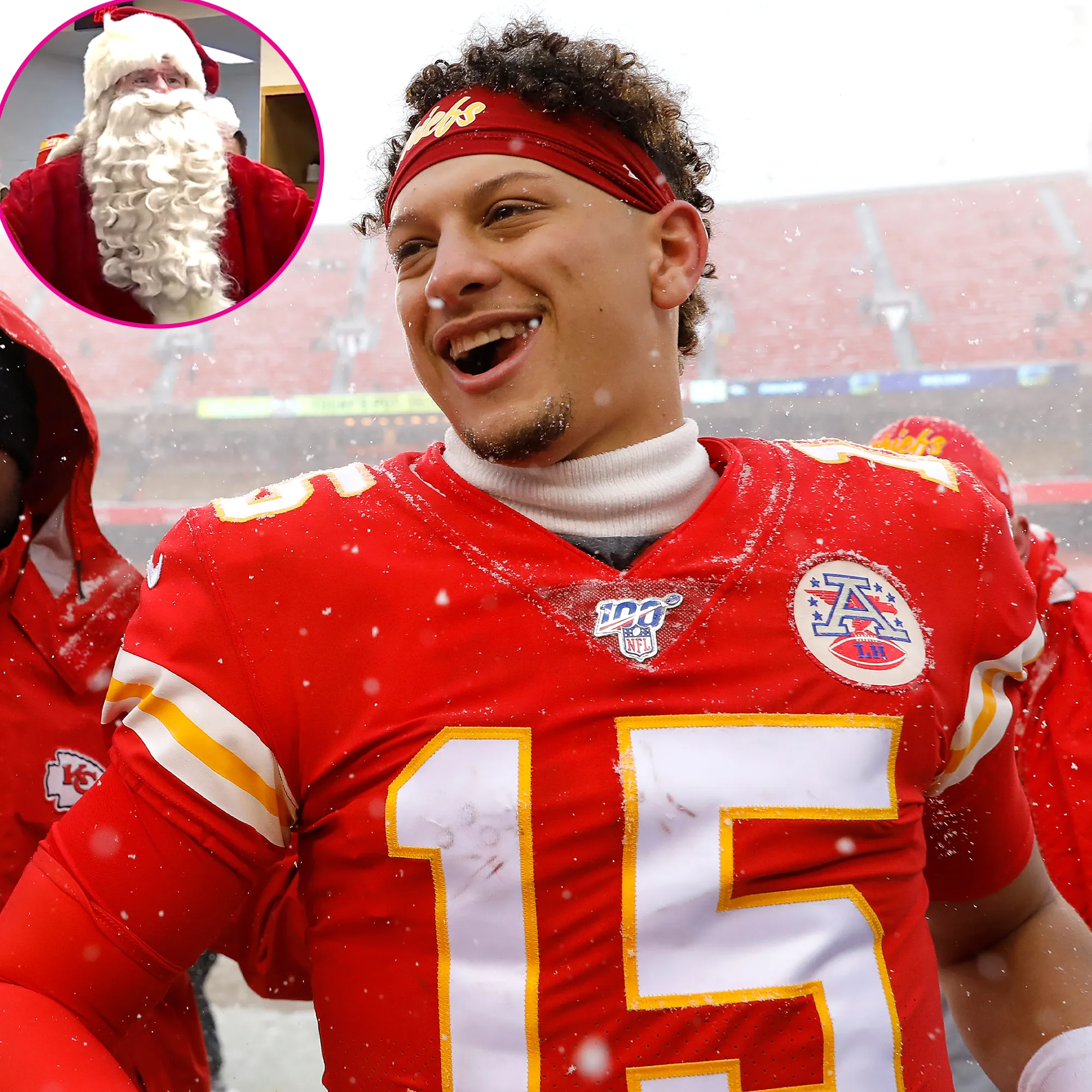 Patrick Mahomes Says Coach Andy Reid is Too Skinny to Dress Up as Santa
