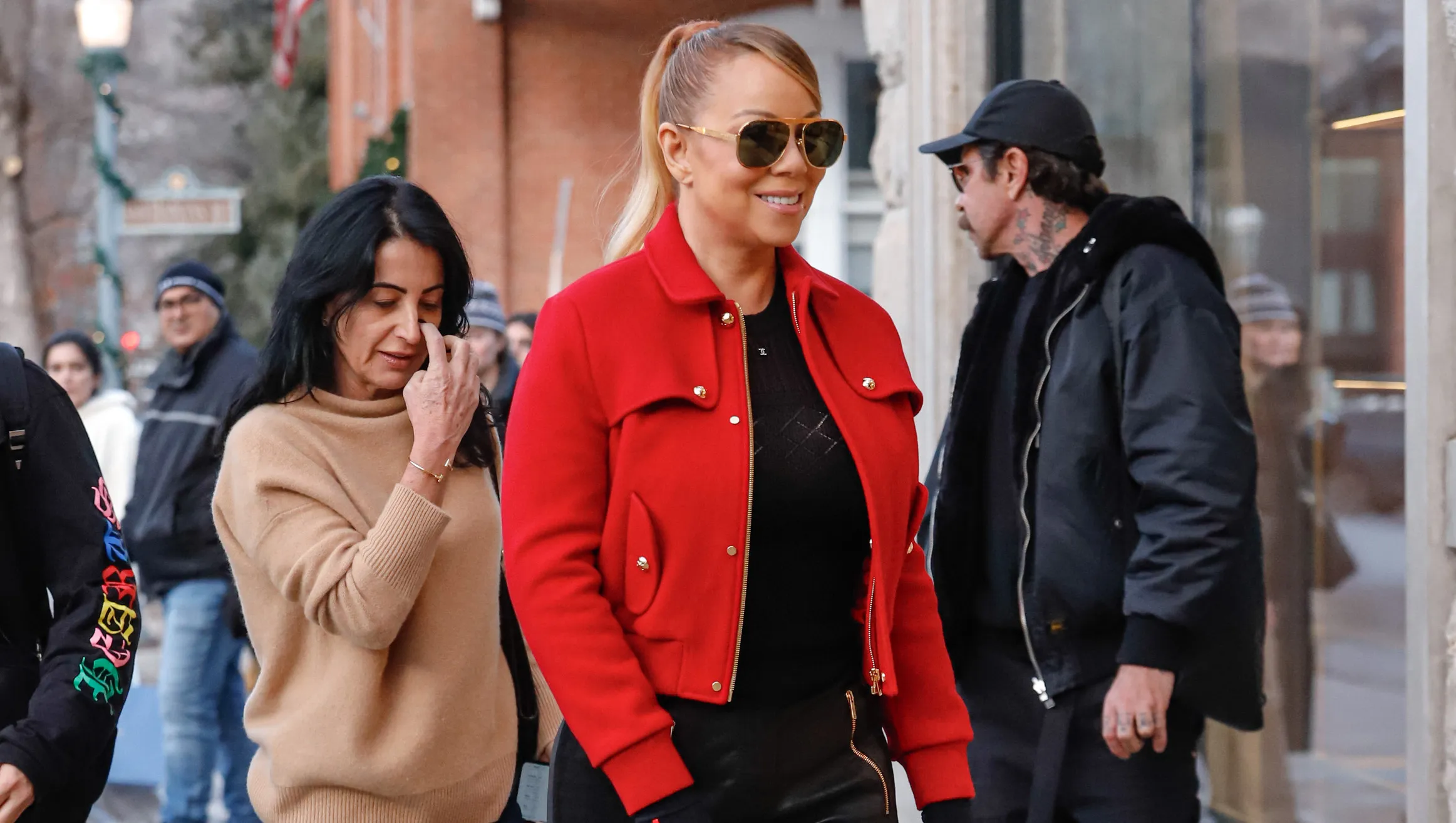 ASPEN, CO - DECEMBER 24: Mariah Carey is seen on December 24, 2024 in Aspen, Colorado. (Photo by BG041/Bauer-Griffin/GC Images)