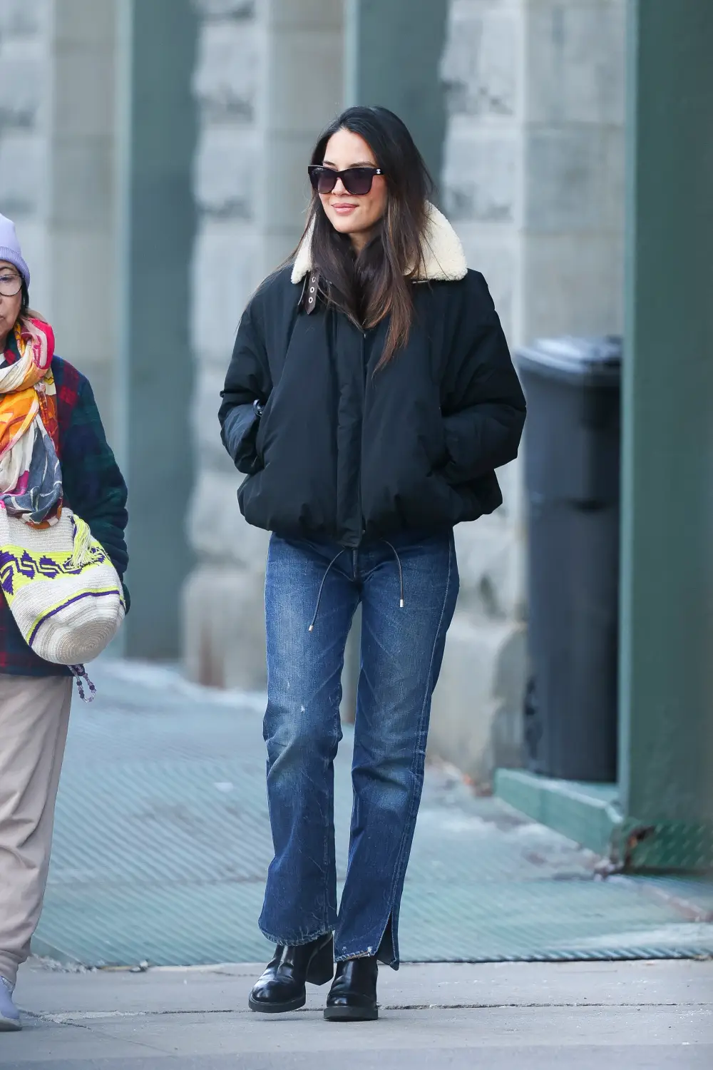 Olivia Munn is seen in Tribeca on December 26, 2024 in New York City.