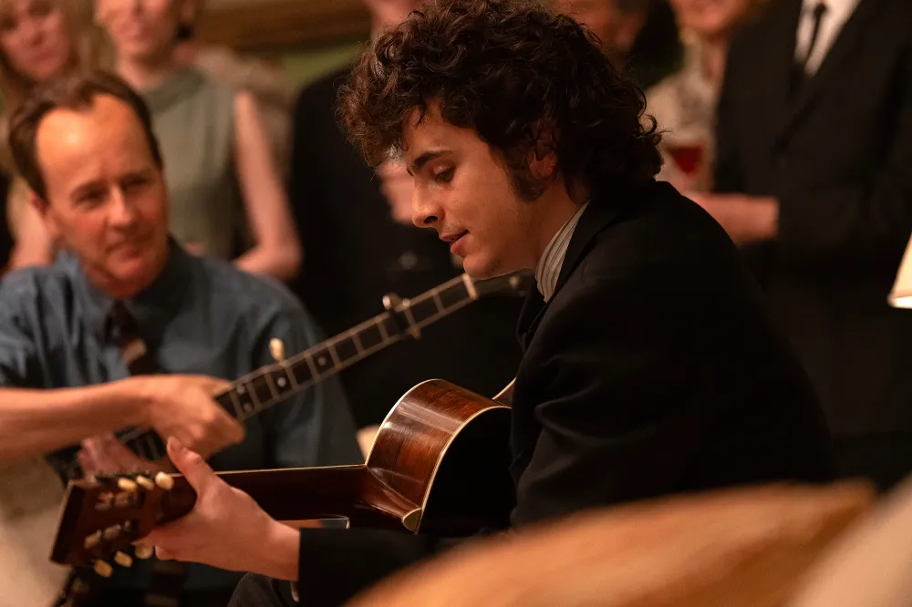 Timothee Chalamet Floored by Bob Dylan Praise of A Complete Unknown