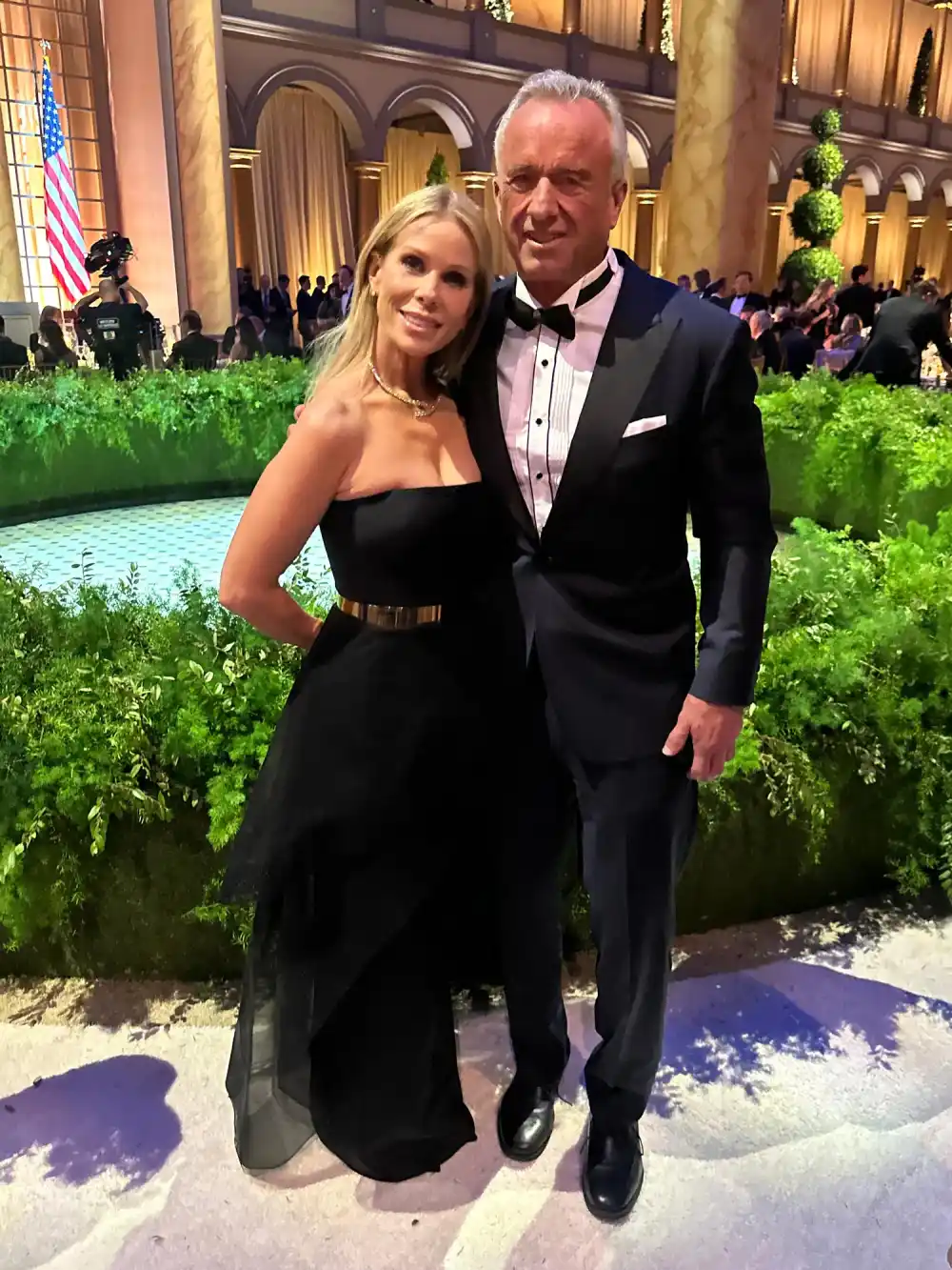 Cheryl Hines Chose Her Wedding Dress Designer Romona Keveza to Create Custom Gown for MAHA Ball