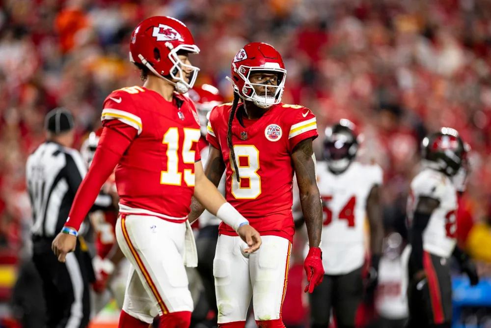 Chiefs DeAndre Hopkins Responds to Critics Who Label Patrick Mahomes a Villain