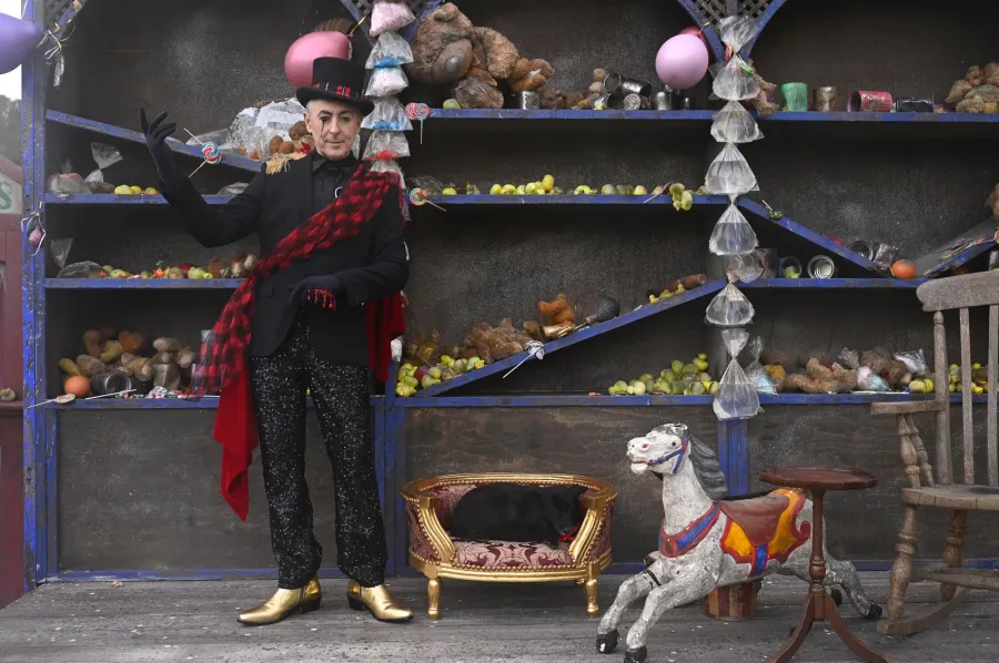 Traitors Host Alan Cummings Dog Steals Style Spotlight in Season 3