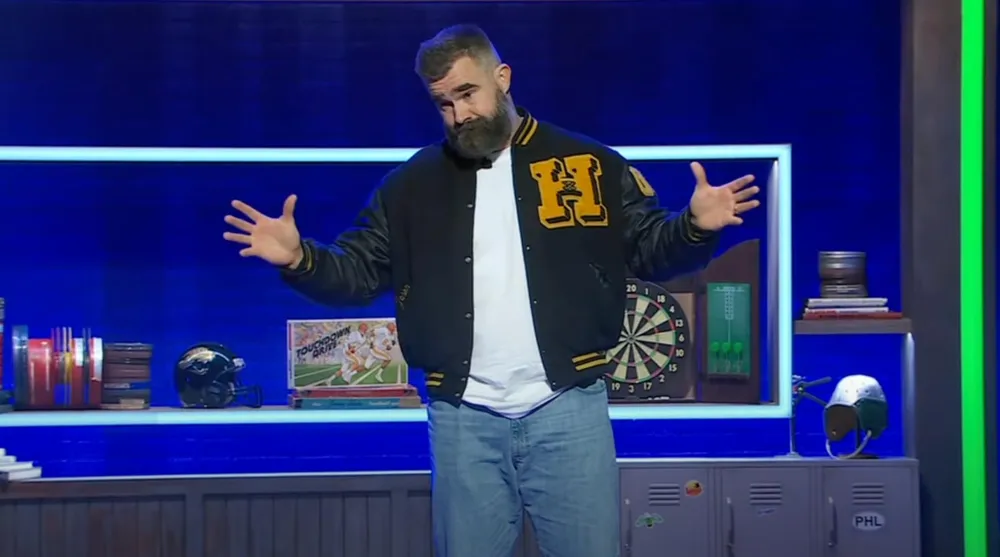 Jason Kelce Enlists Wife Kylie Kelce for Special Role During ESPN Late Night Debut