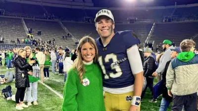 Notre Dame QB Riley Leonard and Girlfriend Molly Waldings Relationship Timeline
