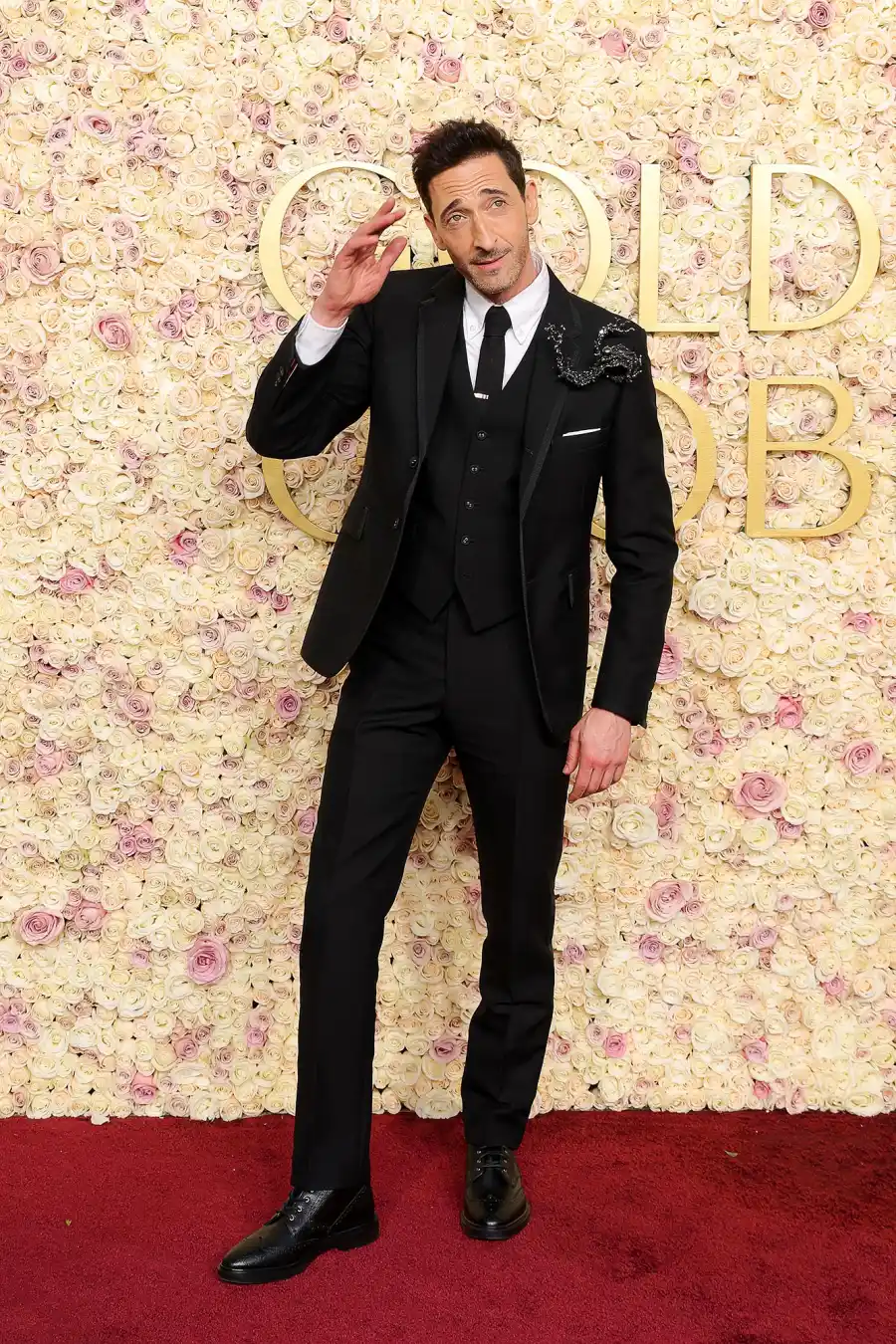 2025 Golden Globes Red Carpet Adrien Brody 493