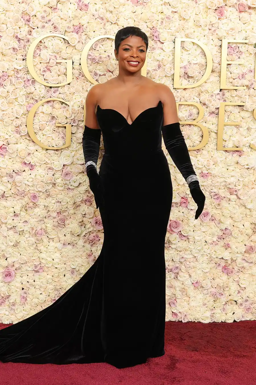 2025 Golden Globes Red Carpet Janelle James 454