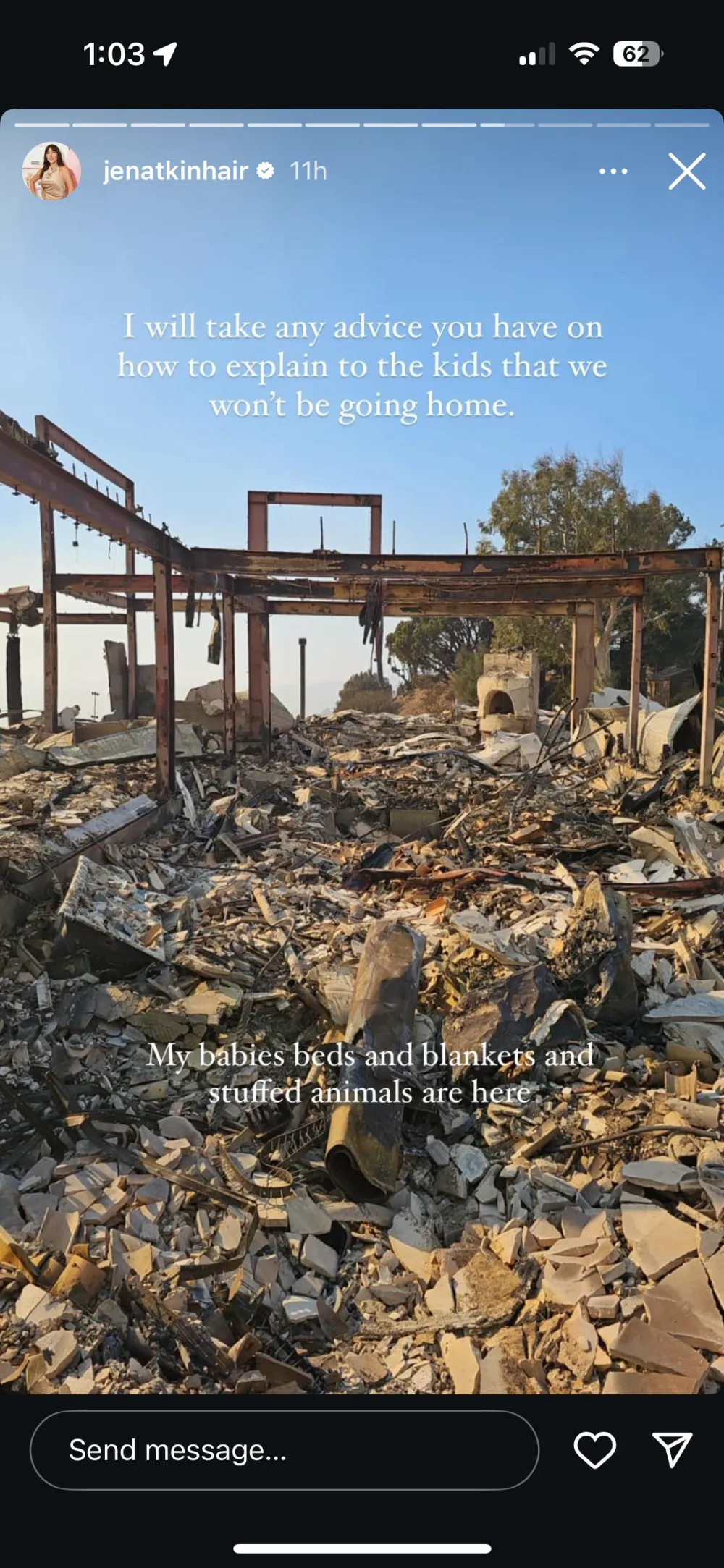 jen atkin asks for advice for kids after LA fires