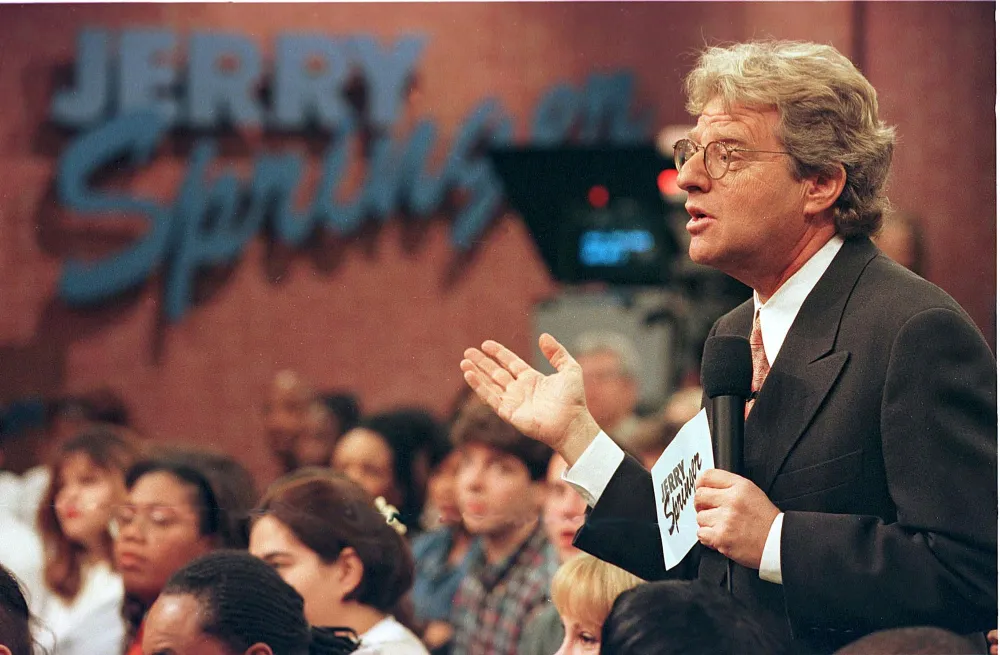 Netflixs Jerry Springer Fights Camera Action Doc Revisits Ralf Panitzs Murder of ExWife Nancy