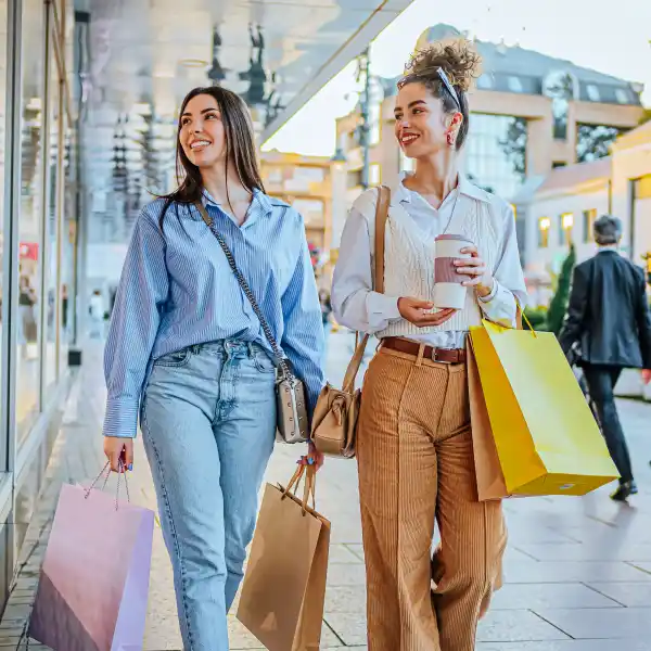 women shopping