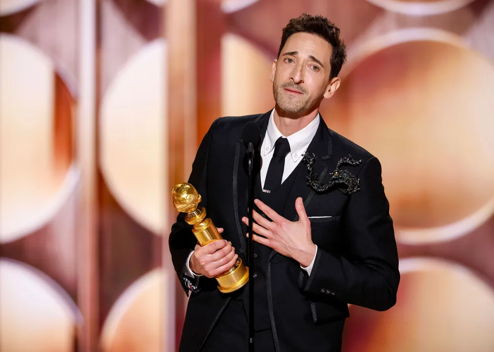 Adrien Brody 2025 Golden Globes Adrien Brody Reflects on Career Peaks and Valleys After 2025 Golden Globes Win 4