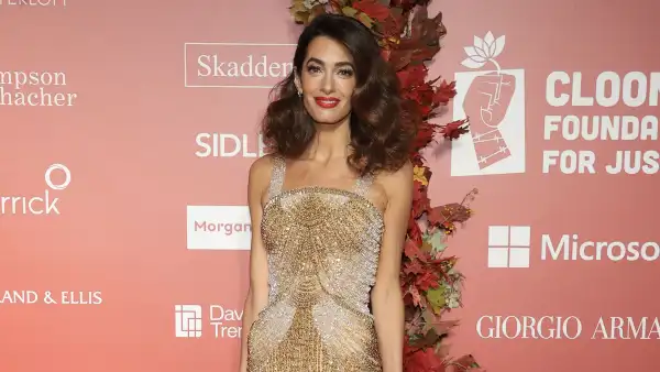 NEW YORK, NEW YORK - SEPTEMBER 29: Amal Clooney attends the Clooney Foundation For Justice Inaugural Albie Awards at New York Public Library on September 29, 2022 in New York City. (Photo by Dimitrios Kambouris/Getty Images for Albie Awards)