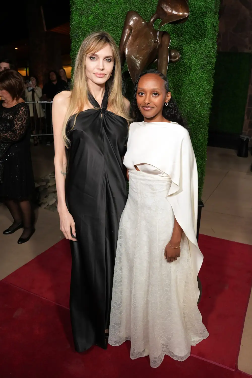 Angelina and Zahara Step Out After Brad Pitt Divorce Finalized