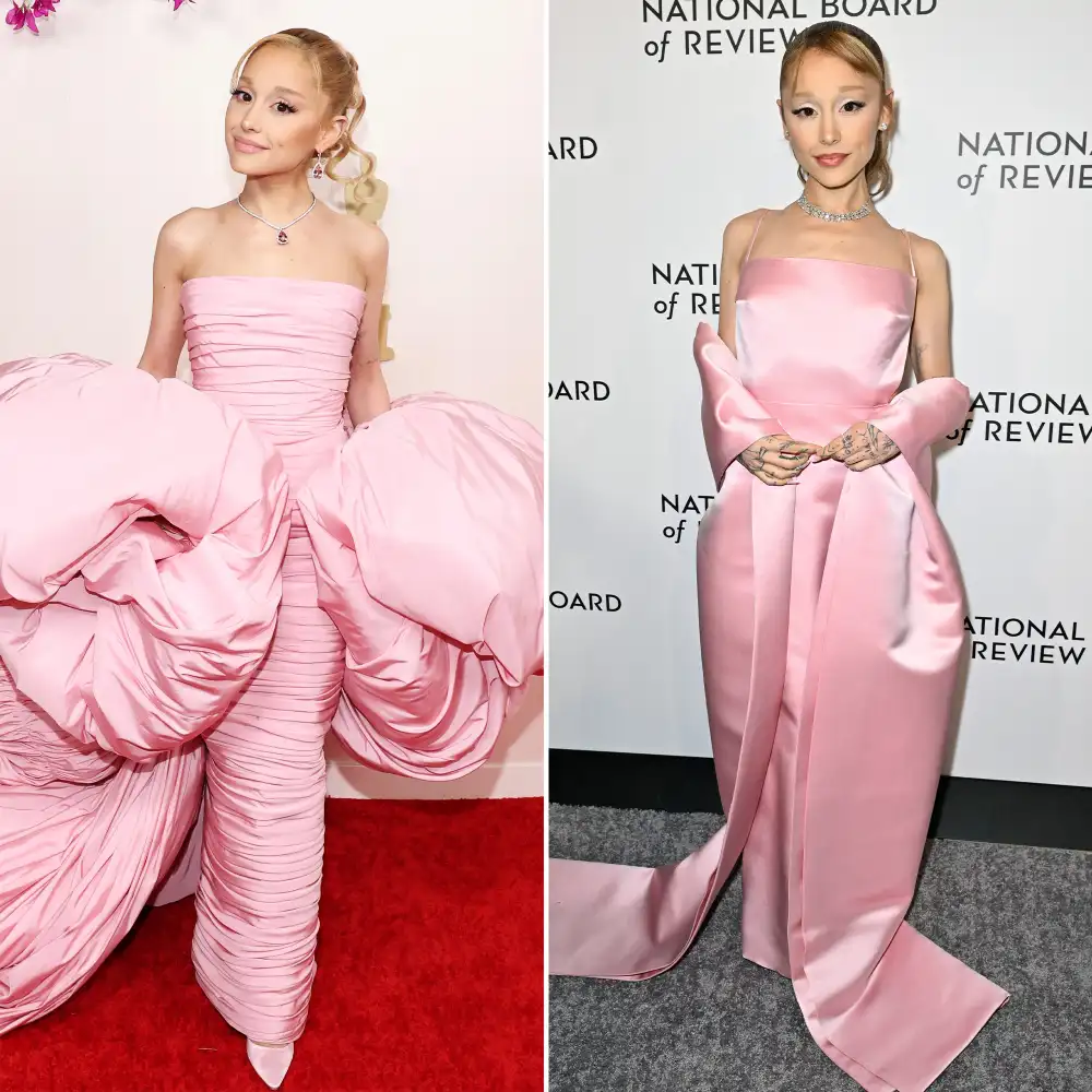 Ariana Grande Recreates Her 2024 Oscars Look at the National Board of Review Gala