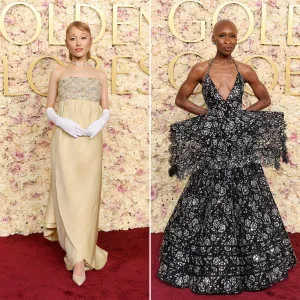 Ariana Grande and Cynthia Erivo Channel Wicked Characters at 2025 Golden Globes