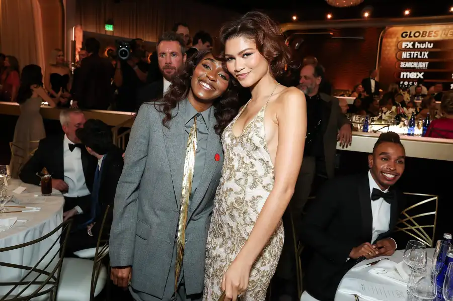Ayo Edebiri and Zendaya 2025 Golden Globes
