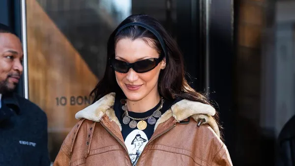 Bella Hadid Does Western Wintry Style in the City