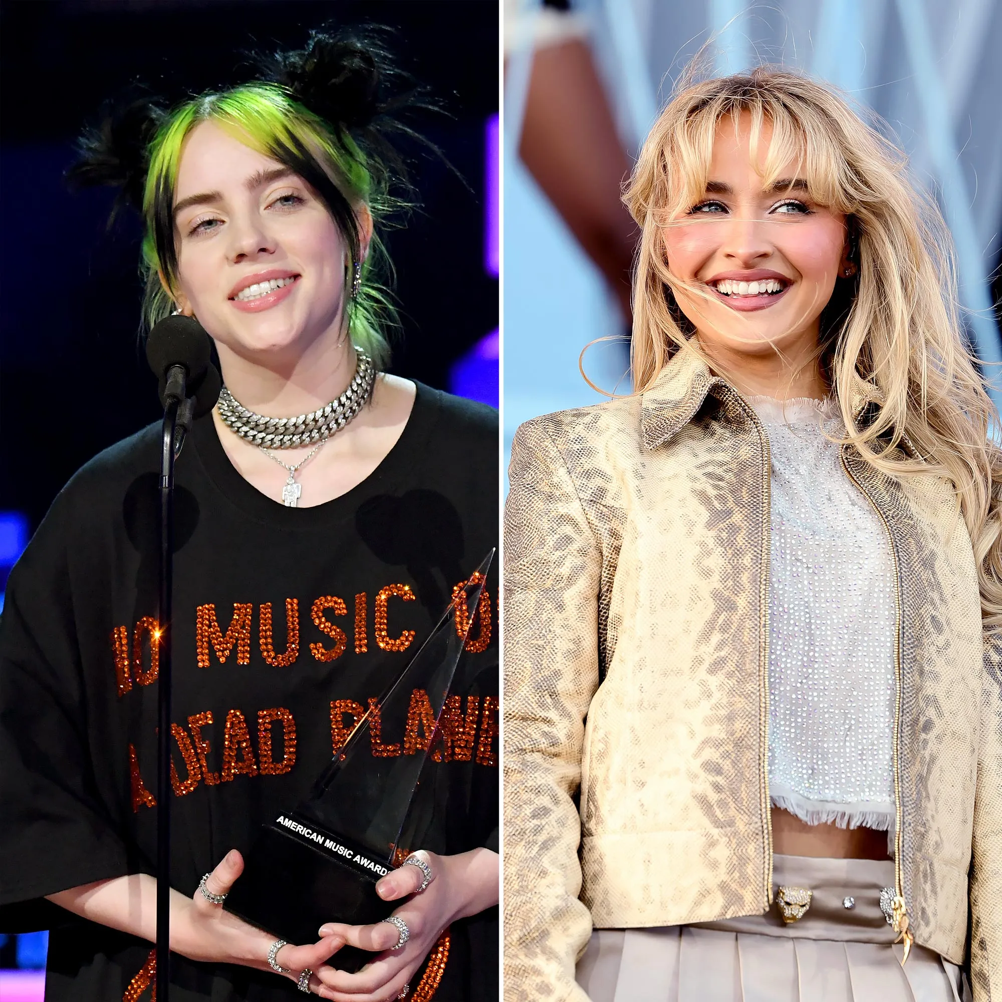 Billie Elish Usurps Most Streamed Song in 2024 on Spotify from Sabrina Carpenter