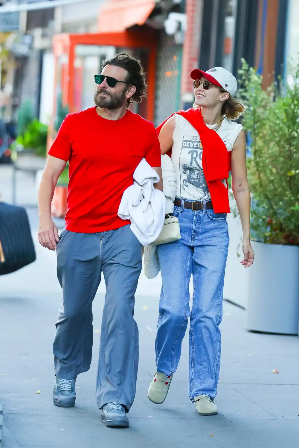 Bradley Cooper and Gigi Hadid Spotted Cheering on Philadelphia Eagles During NFL Playoff Game 793