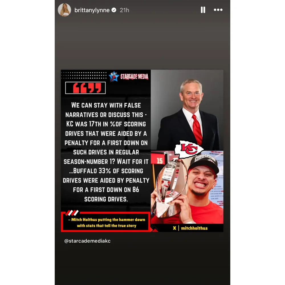 Brittany Mahomes Subtly Denies KC Chiefs Are Getting Special Treatment