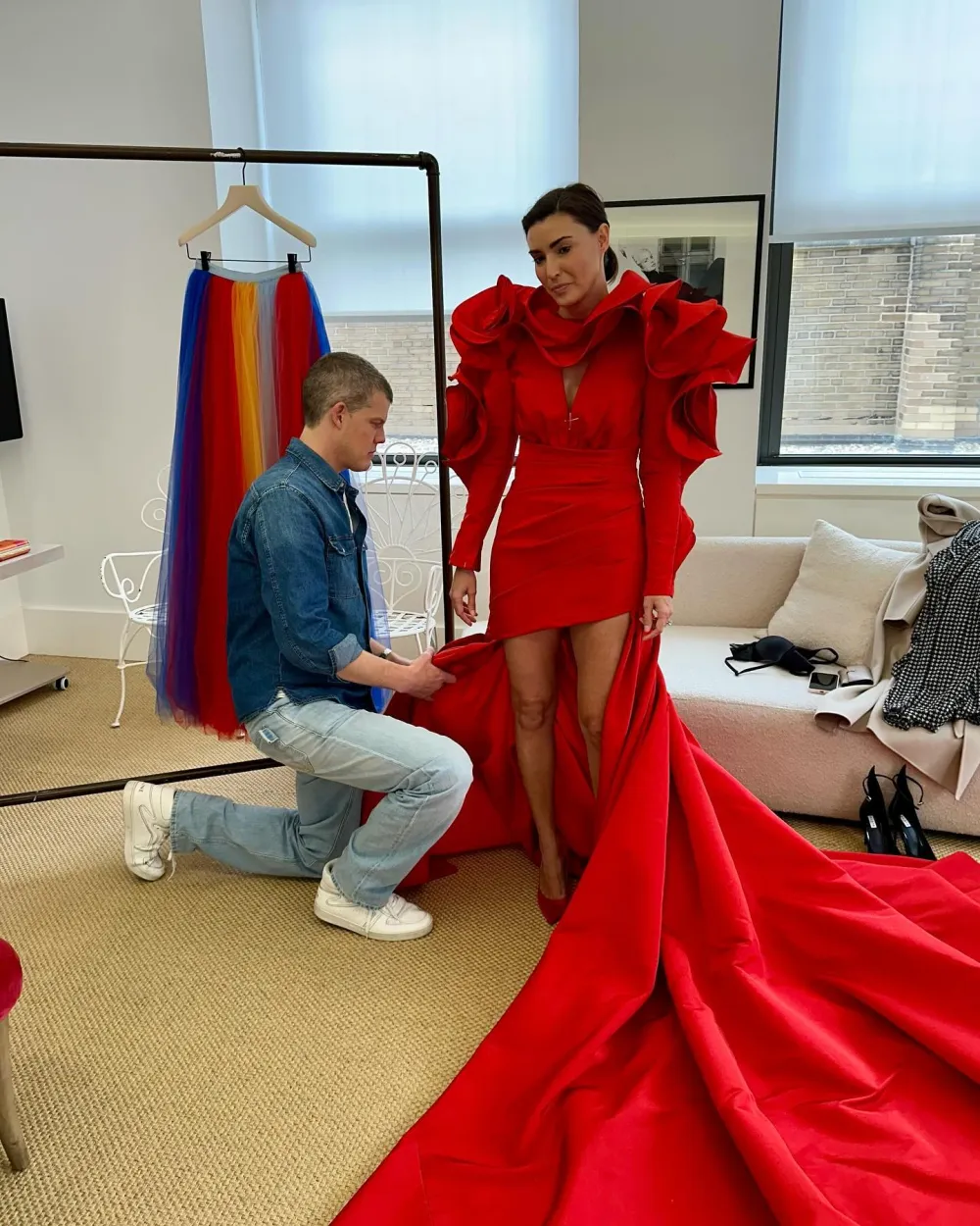 Bronwyn Newport Wears the Exact Dress Karlie Kloss Wore at the 2021 Met Gala